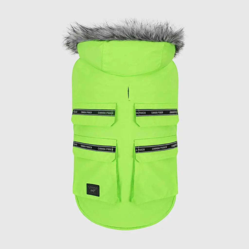 Everest Explorer Vest In Neon Green (Final Sale) 3