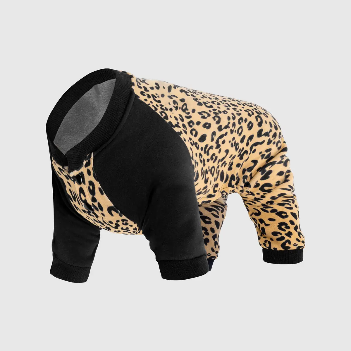 Canada Pooch | Frosty Fleece Sweatsuit In Leopard 1