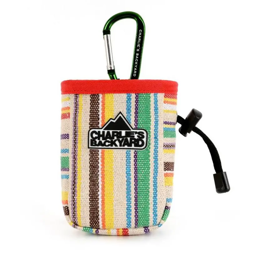 Charlie's Backyard | Treat Bag In Green Stripe 1