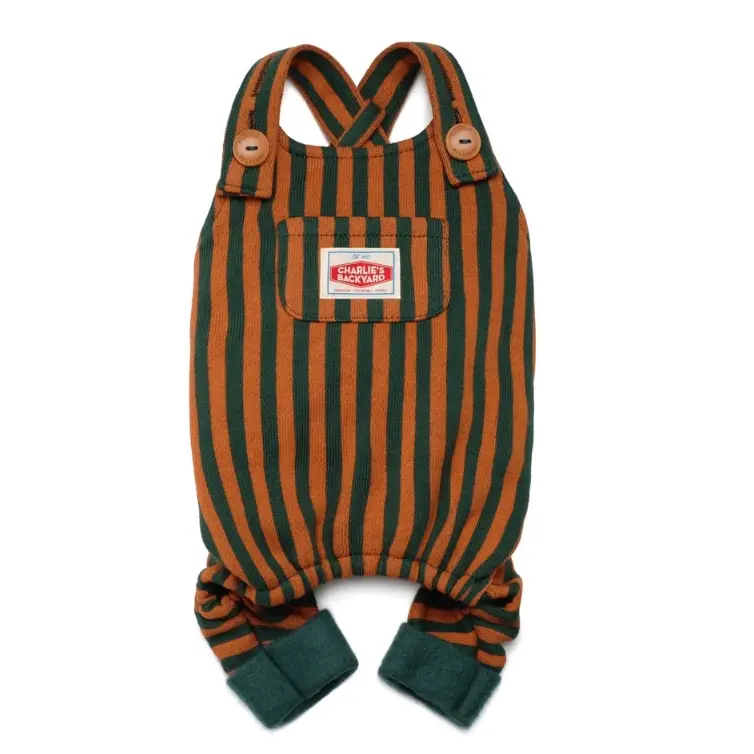 Charlie's Backyard | Donut Overalls In Brown 1
