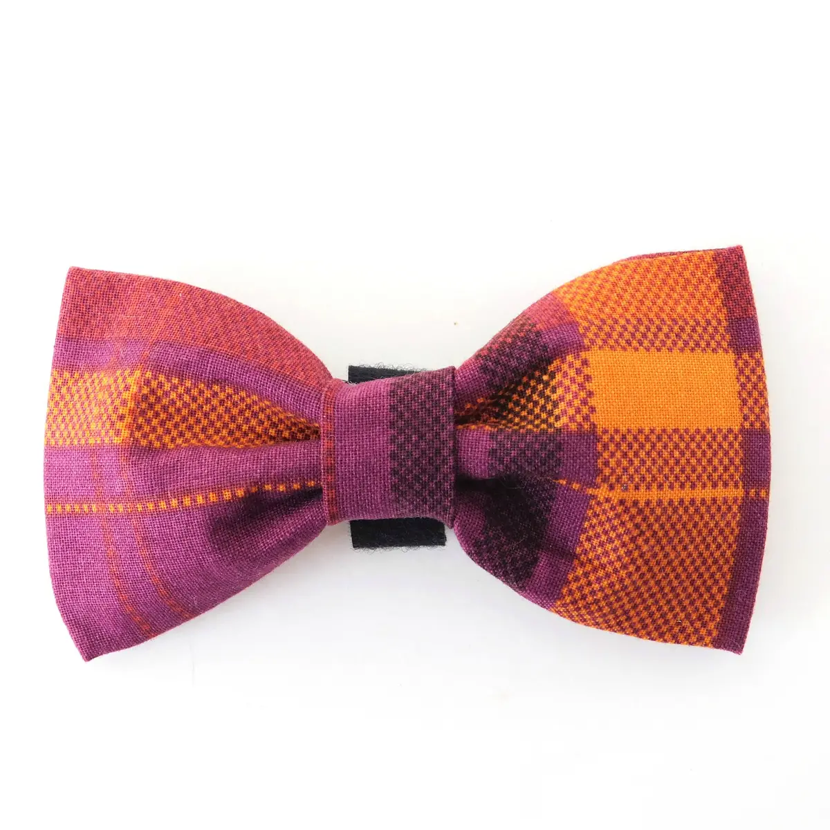 Charlotte's Pet | Purple Plaid Bow Tie 1