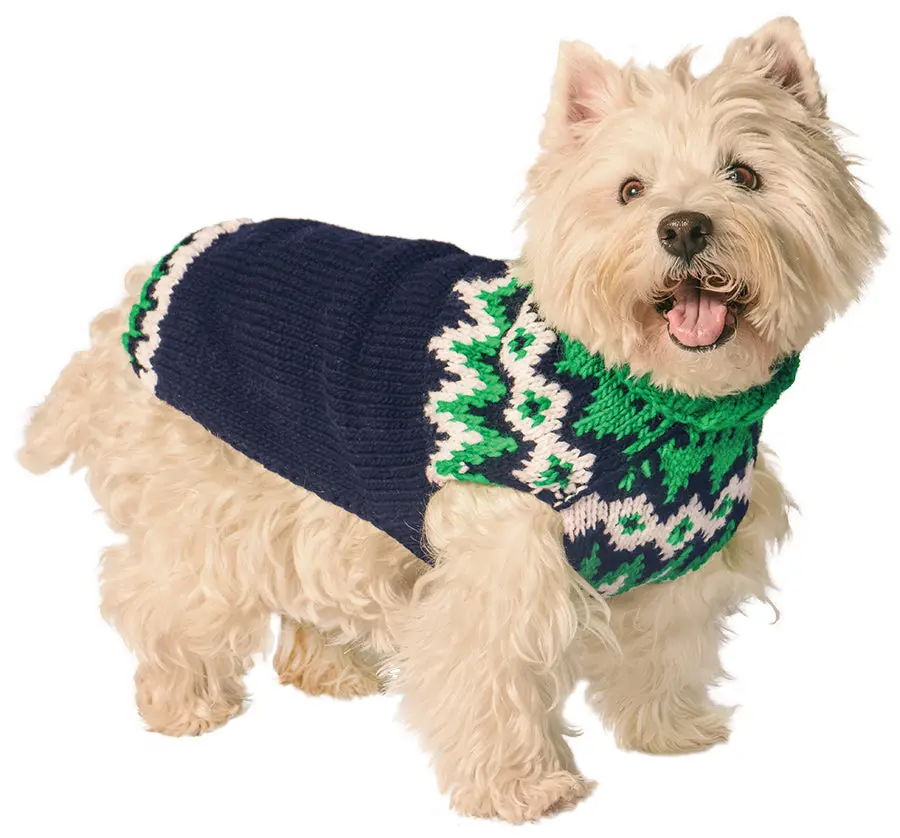 Chilly Dog | Green Alps Sweater 1