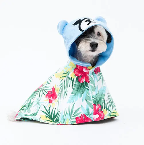 Cote A Cote | Krunk Bathrobe In Hawaiian Print 1
