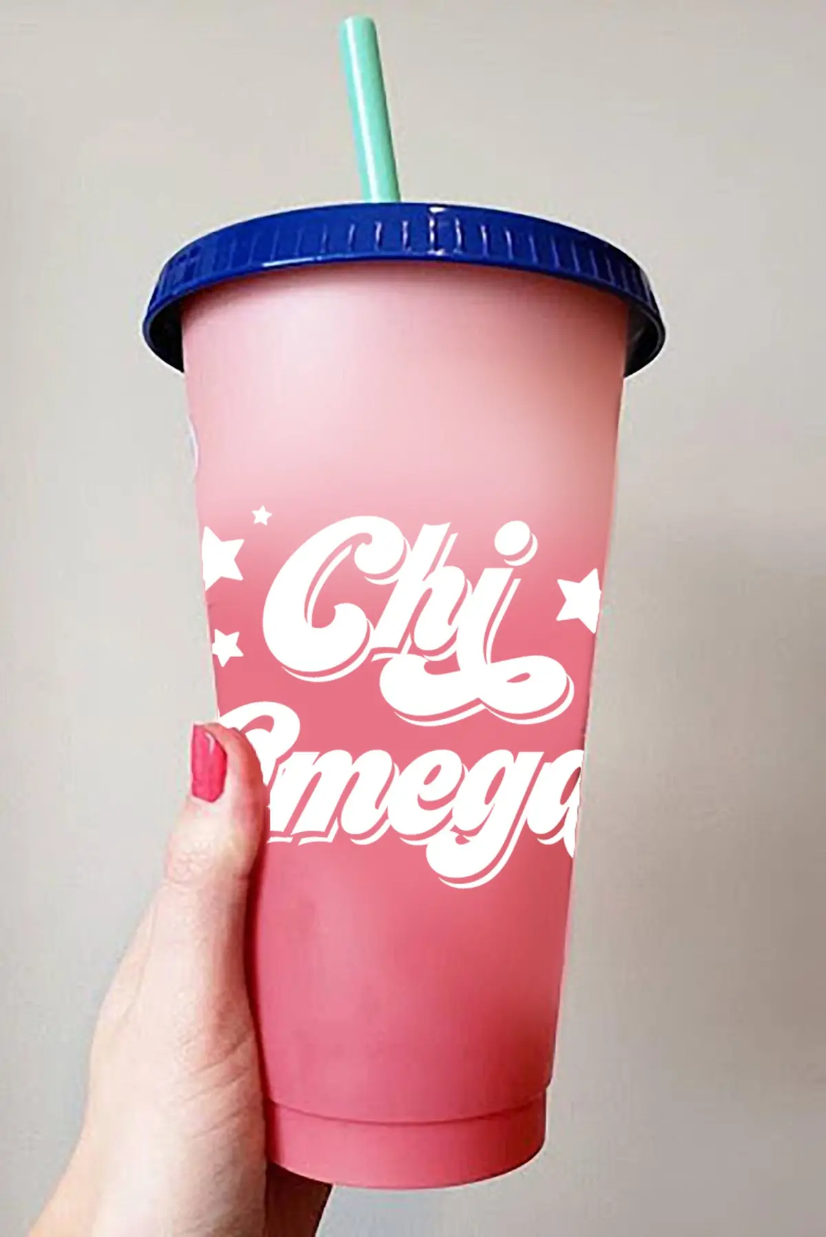 Chi Omega Color Changing Cup 1