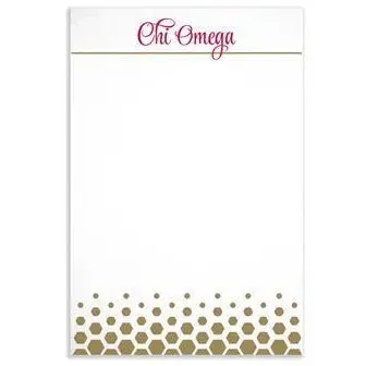 Chi Omega Notepad 1