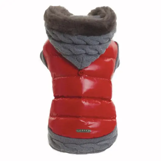 Croci | Padded Double Mix Jacket In Red 1