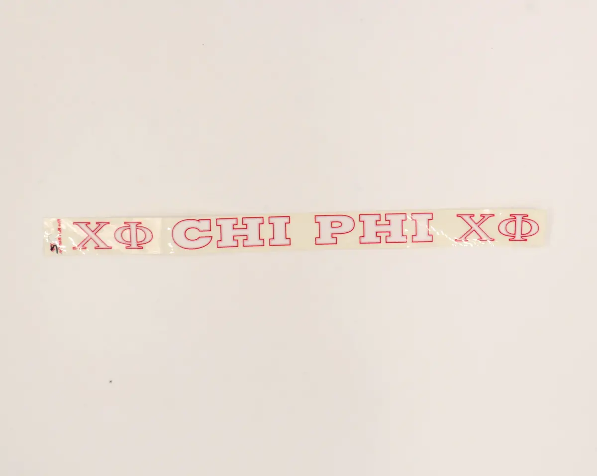 Chi Phi Horizontal Decal 1