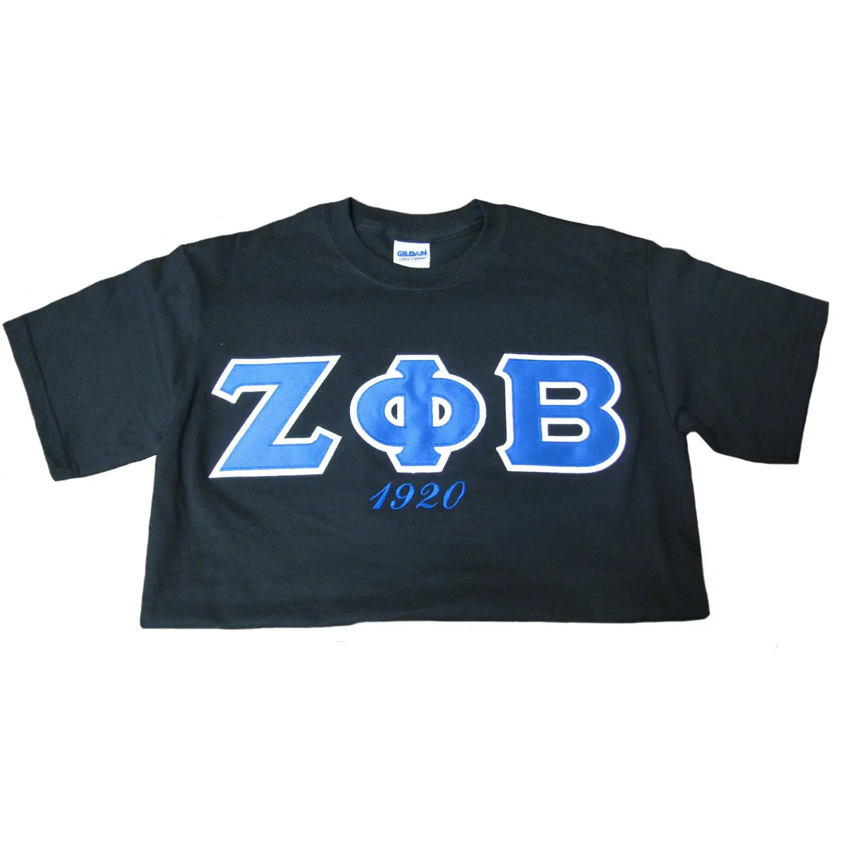 Zeta Phi Beta Embroidered Tee W/ Year 1