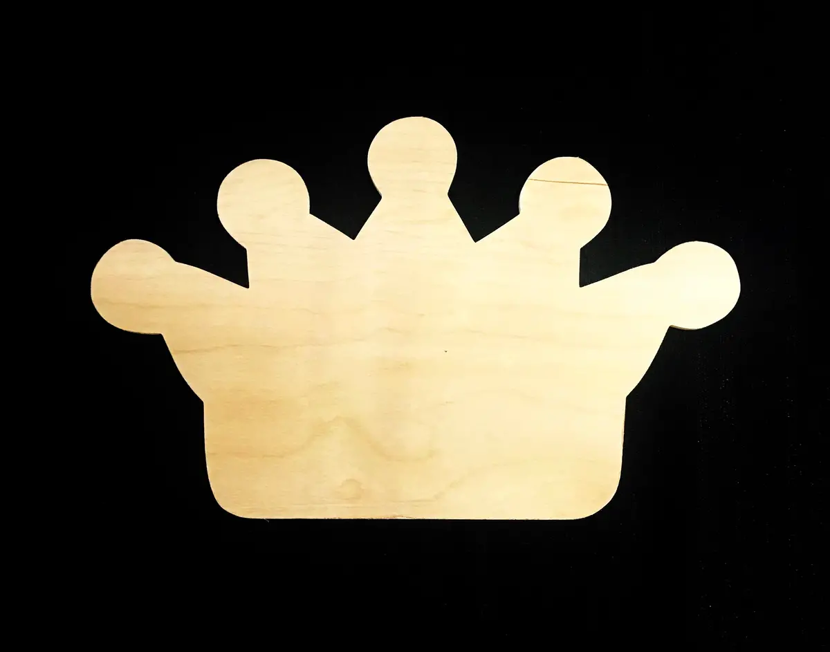 Zeta Tau Alpha Crown Wood Board 1