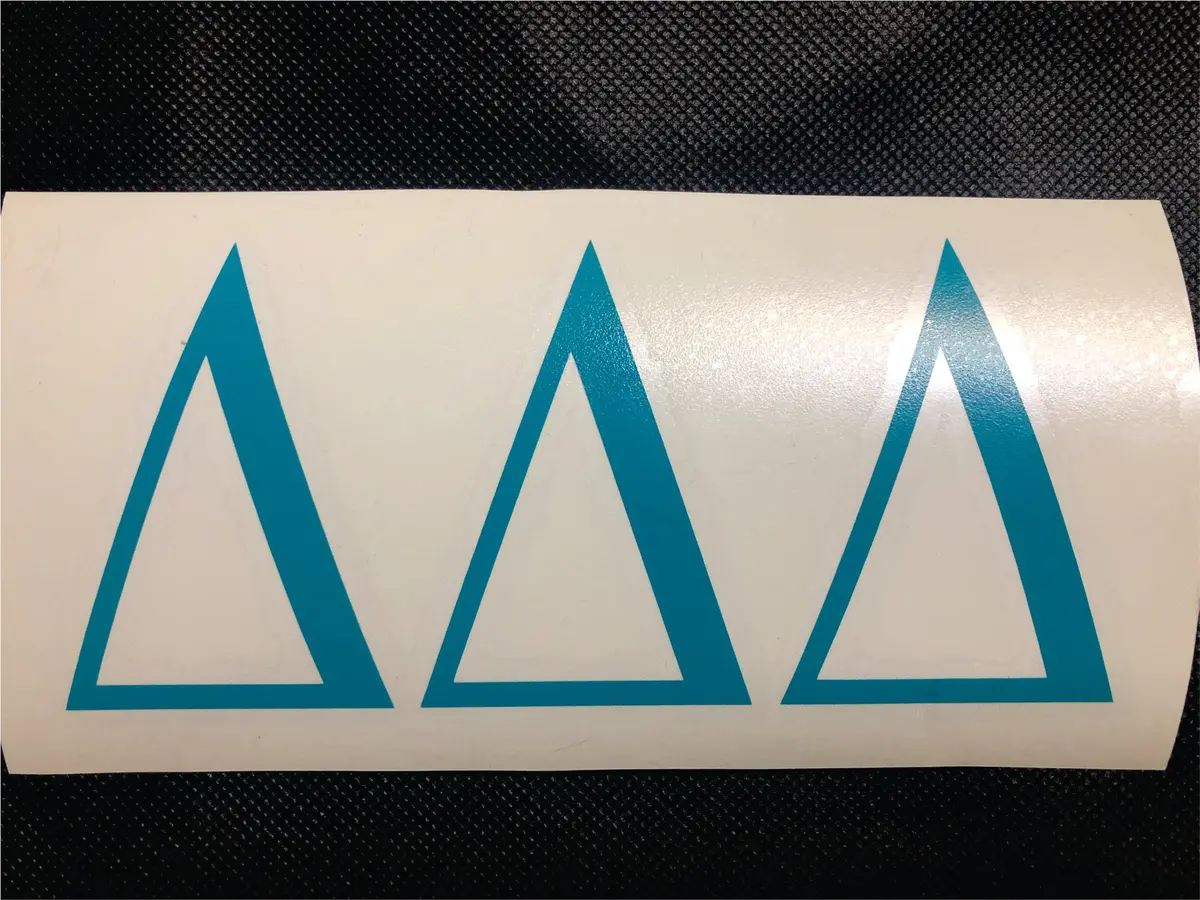 Delta Delta Delta 3" Decal 1