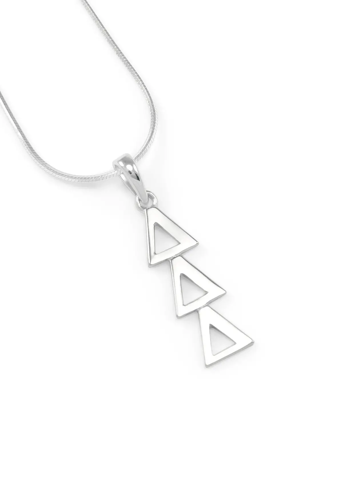 Delta Delta Delta Sterling Silver Lavaliere 1