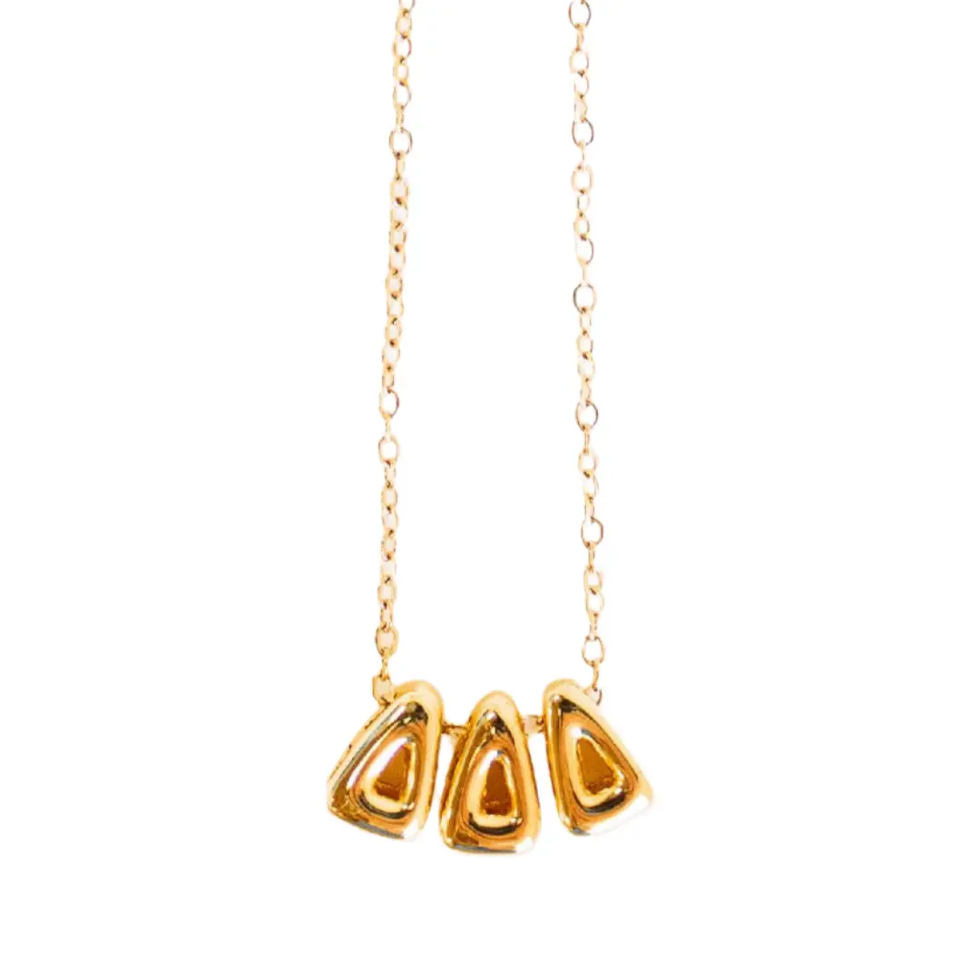Delta Delta Delta Bubble Letter Necklace 1