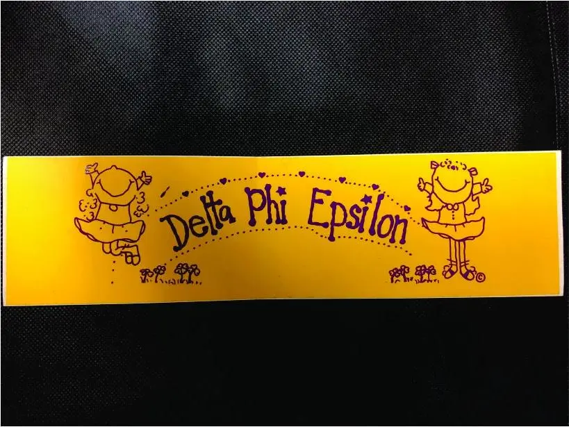 Delta Phi Epsilon Bumper Sticker - Discontinued 1