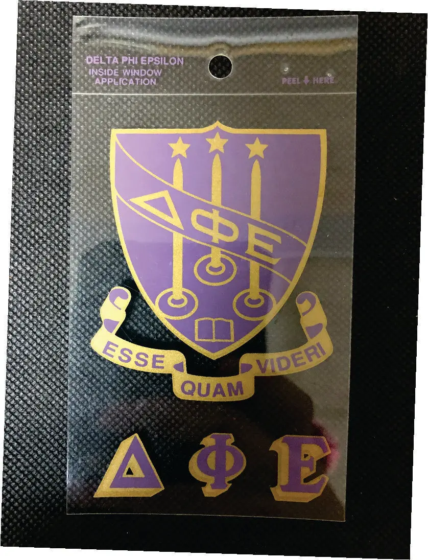 Delta Phi Epsilon Window Cling - Discontinued 1