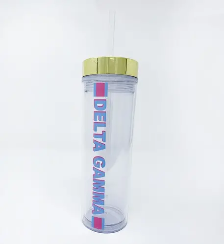 Delta Gamma Striped Water Bottle 1