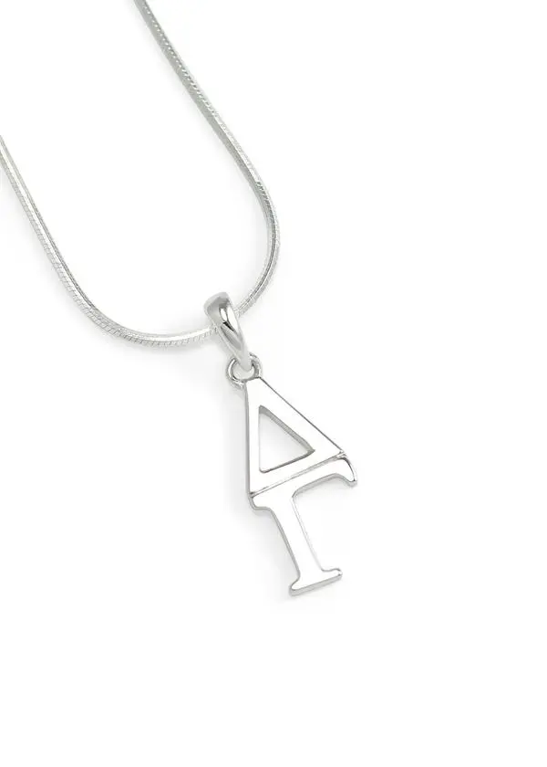 Delta Gamma Sterling Silver Lavaliere 1