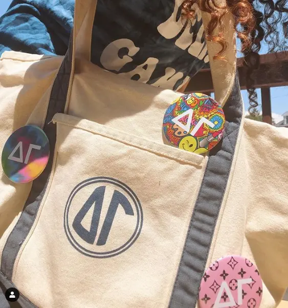 Delta Gamma Printed Button Collection 1