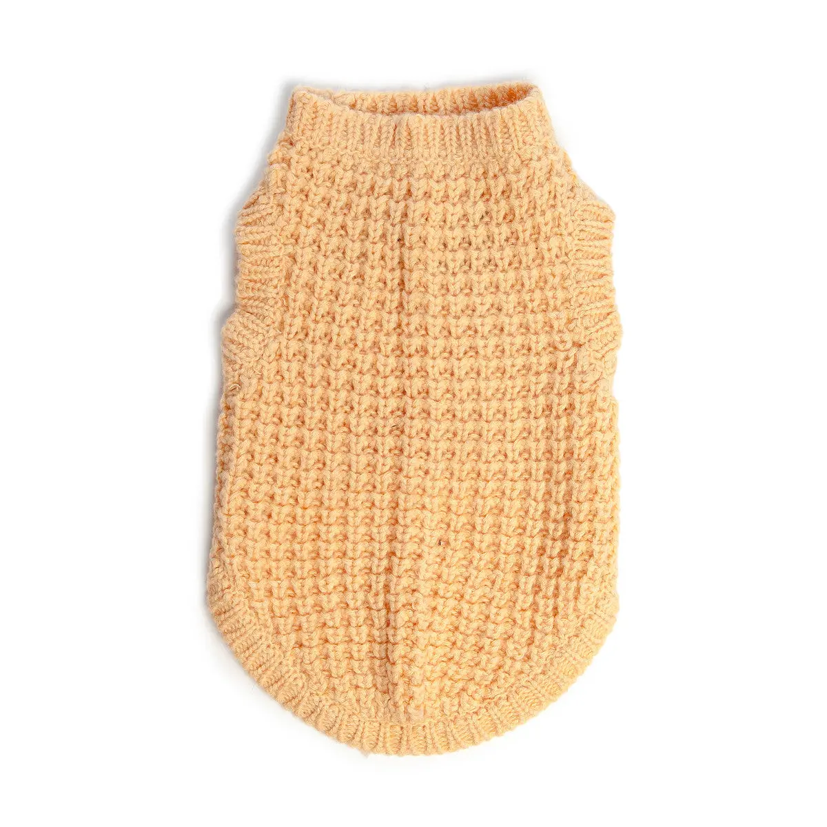 Dny | Chunky Knit Sleeveless Sweater In Summer Peach 1