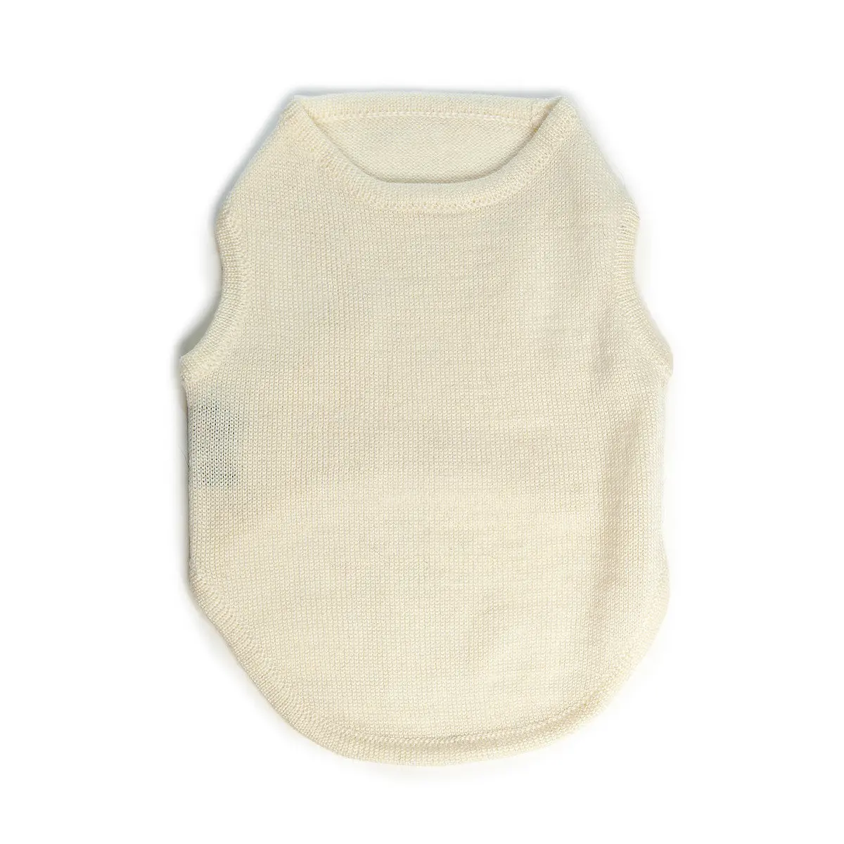 Dny | Sleeveless Knit Tee In Vanilla 1