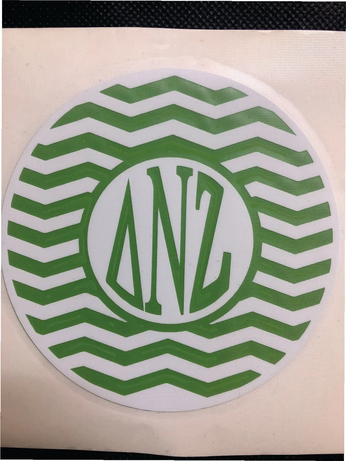 Delta Nu Zeta Circle Decal - Discontinued 1