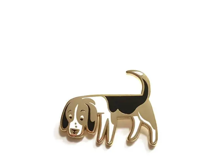 Beagle Enamel Pin 1