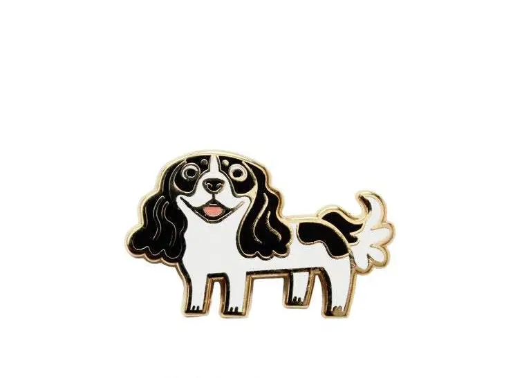 Cavalier Spaniel Enamel Pin (Final Sale) 1