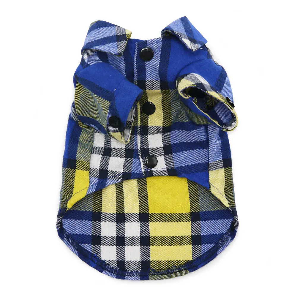 Dogo | Blue Flannel Button Down Shirt 1