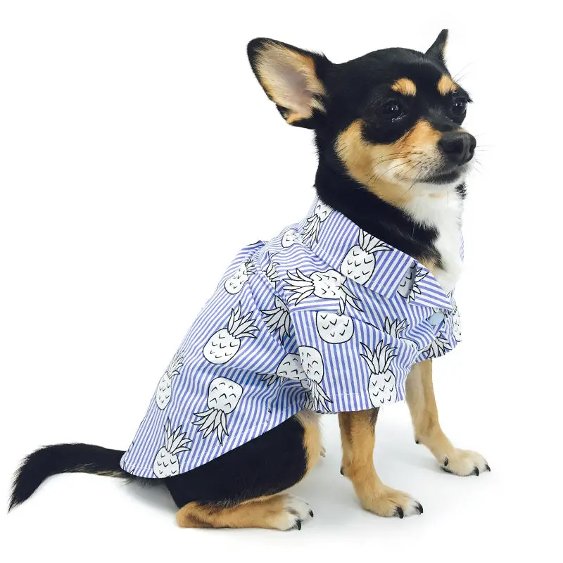 Dogo | Pineapple Shirt In Blue 1