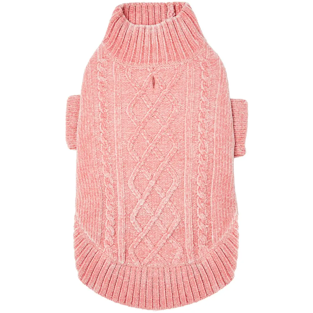 Cozy Chenille Sweater In Dusty Rose (Final Sale) 1