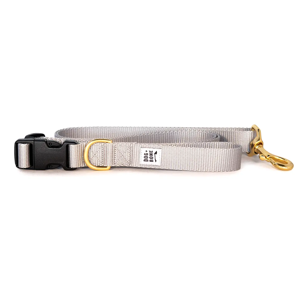Dog + Bone | Adjustable Leash In Silver 1