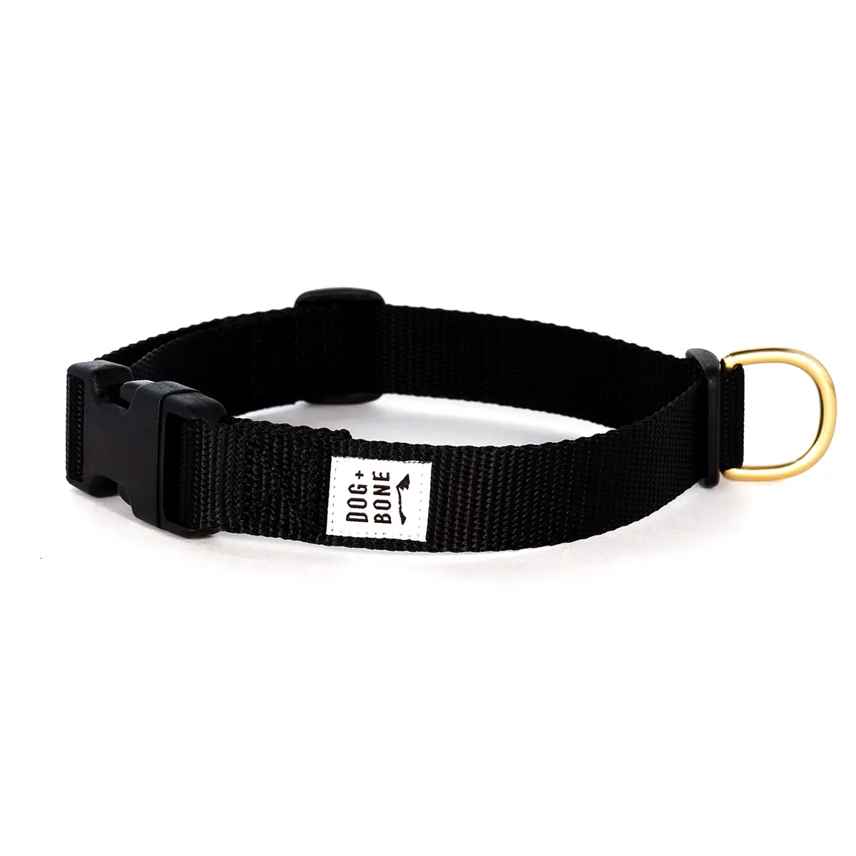 Dog + Bone | Snap In Collar In Black 1