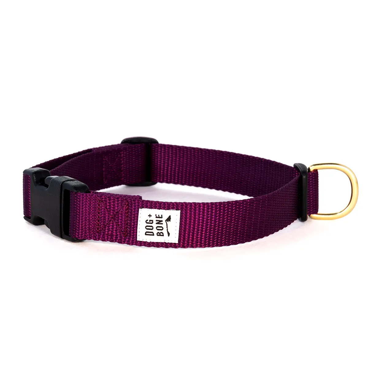 Dog + Bone | Snap In Collar In Purple 1