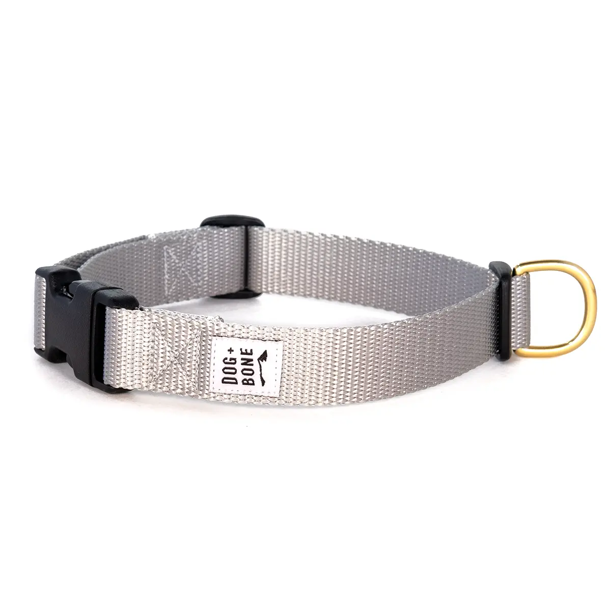 Dog + Bone | Snap In Collar In Silver 1
