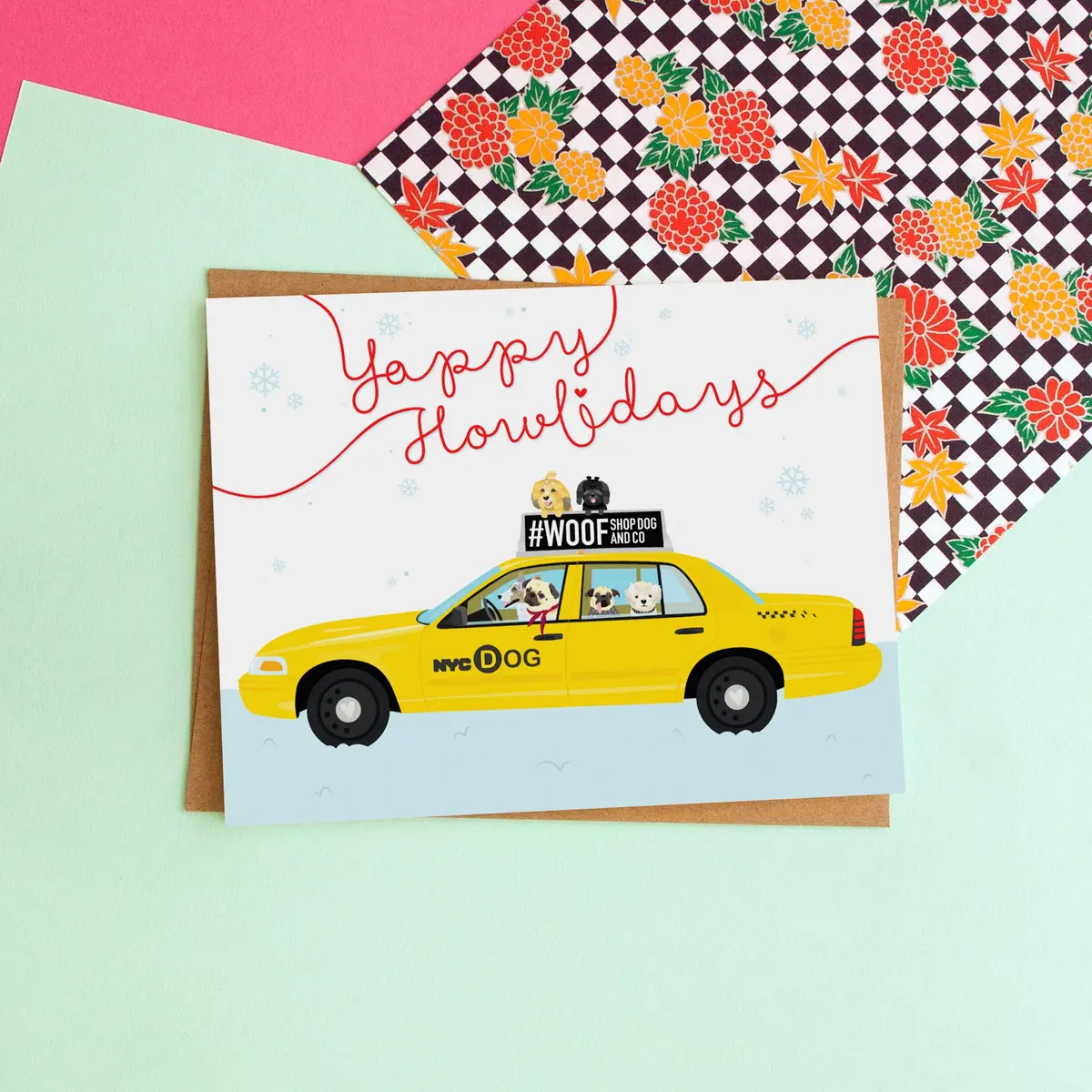 Dog & Co. X Malz Palz | Yappy Howlidays Card 1