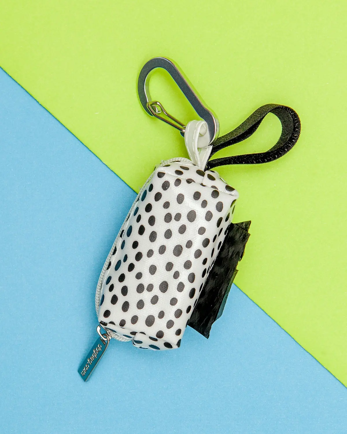 White With Black Spots Waste Bag Dispenser << Final Sale >> 1