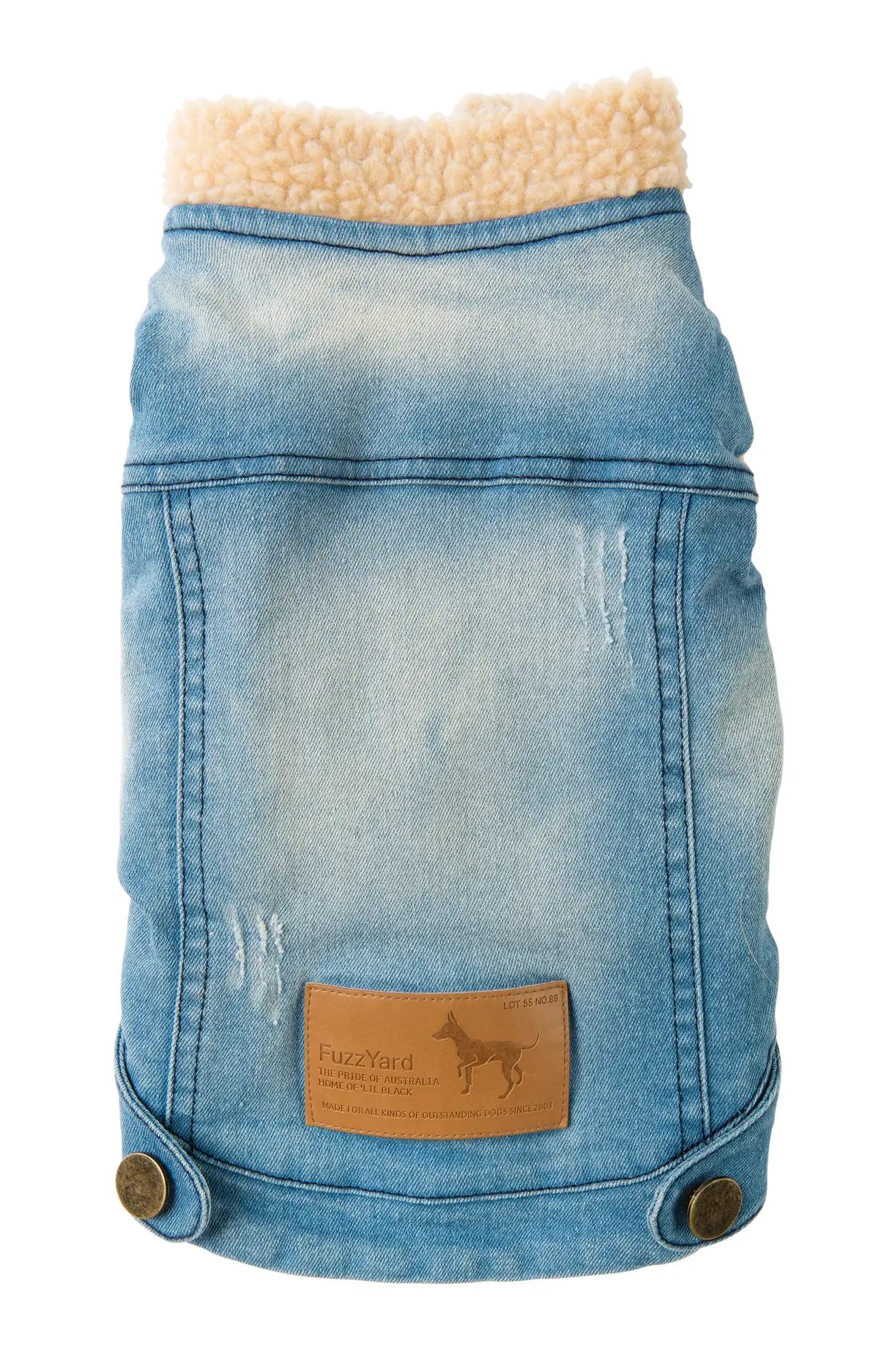 Fuzzyard | Rebel Denim Shearling Jacket 1