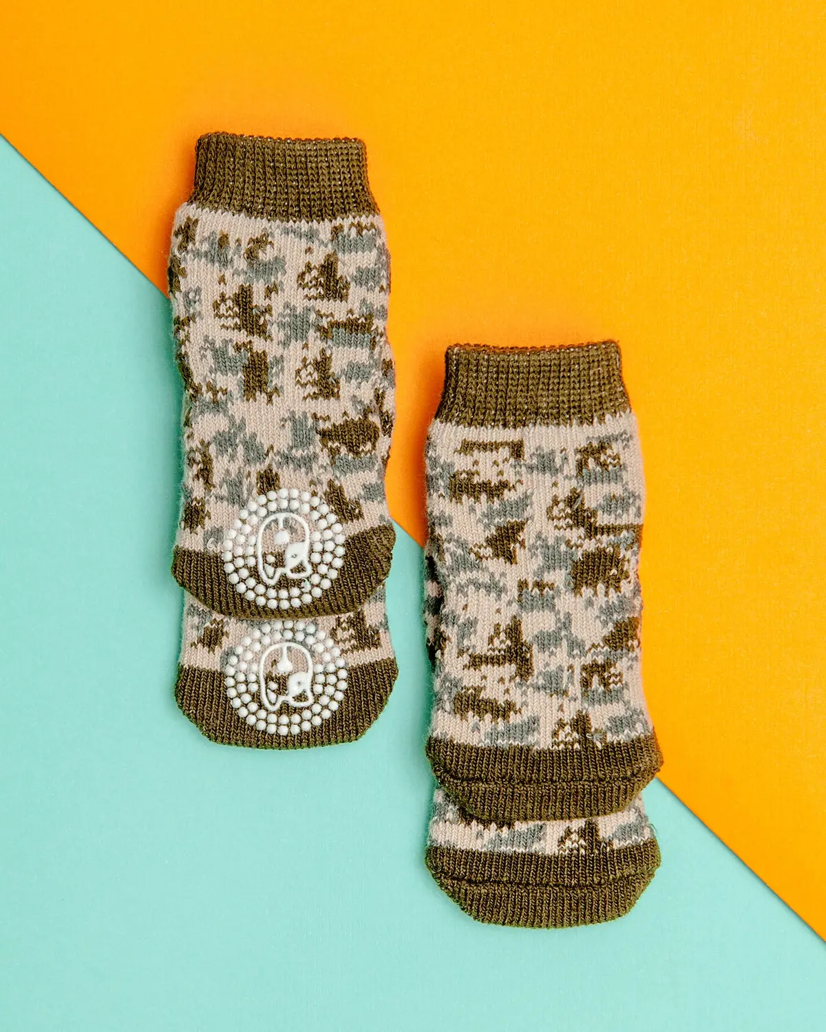 Non-Skid Dog Socks In Camo (Final Sale) 1