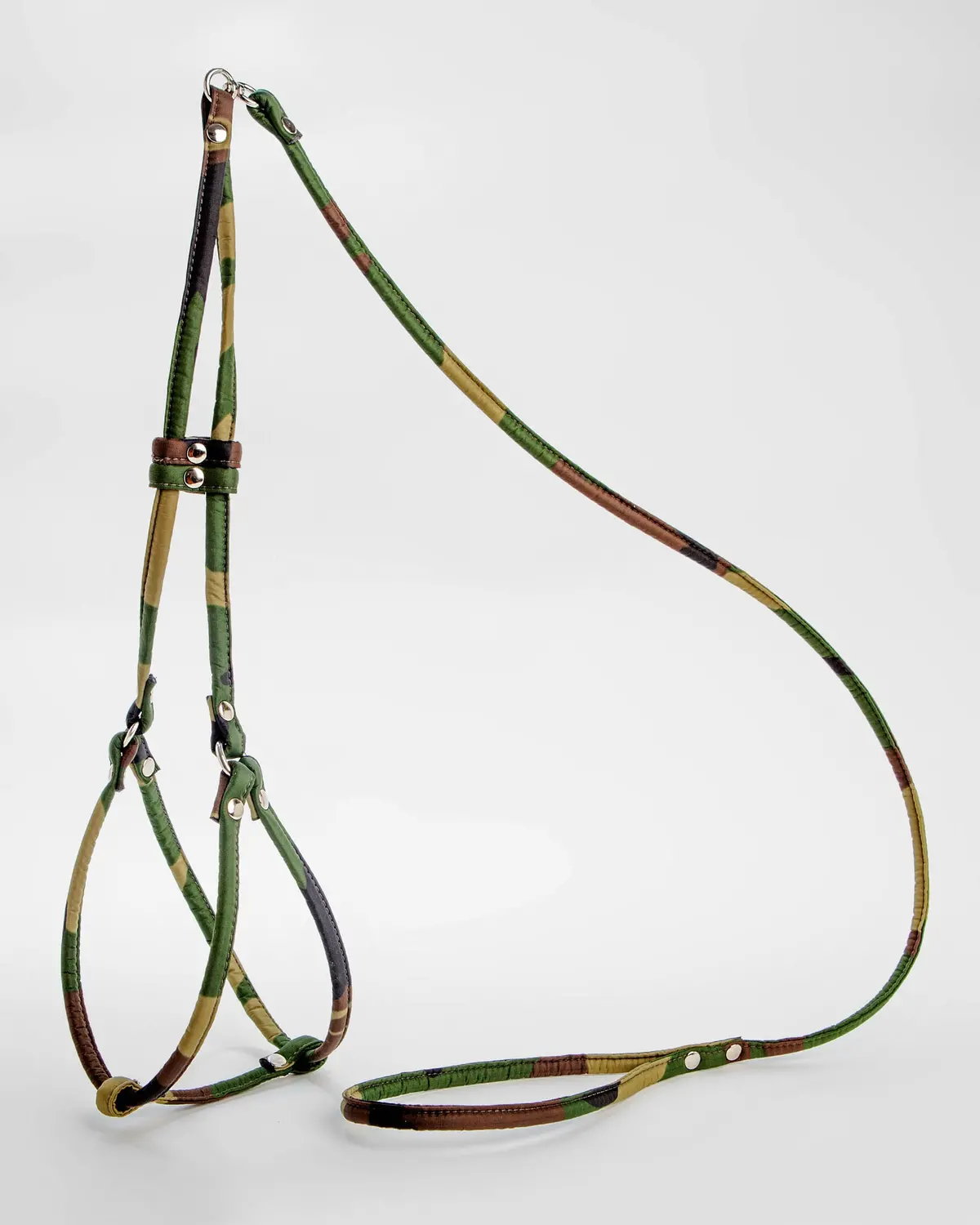 Nylon Step-In Adjustable Dog Harness In Camo (Made In The Usa) 1