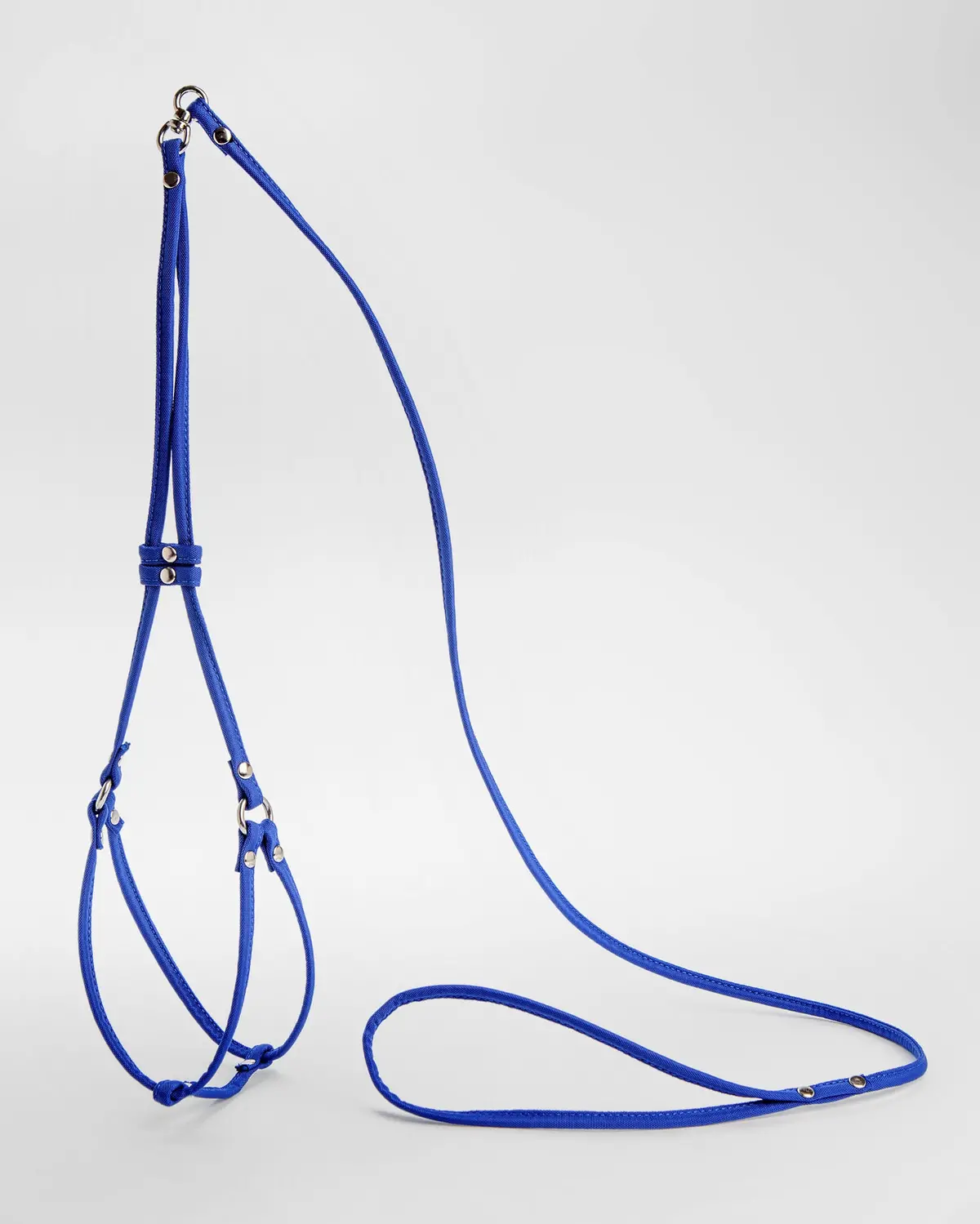 Nylon Step-In Dog Harness In Cobalt Blue (Made In The Usa) 1