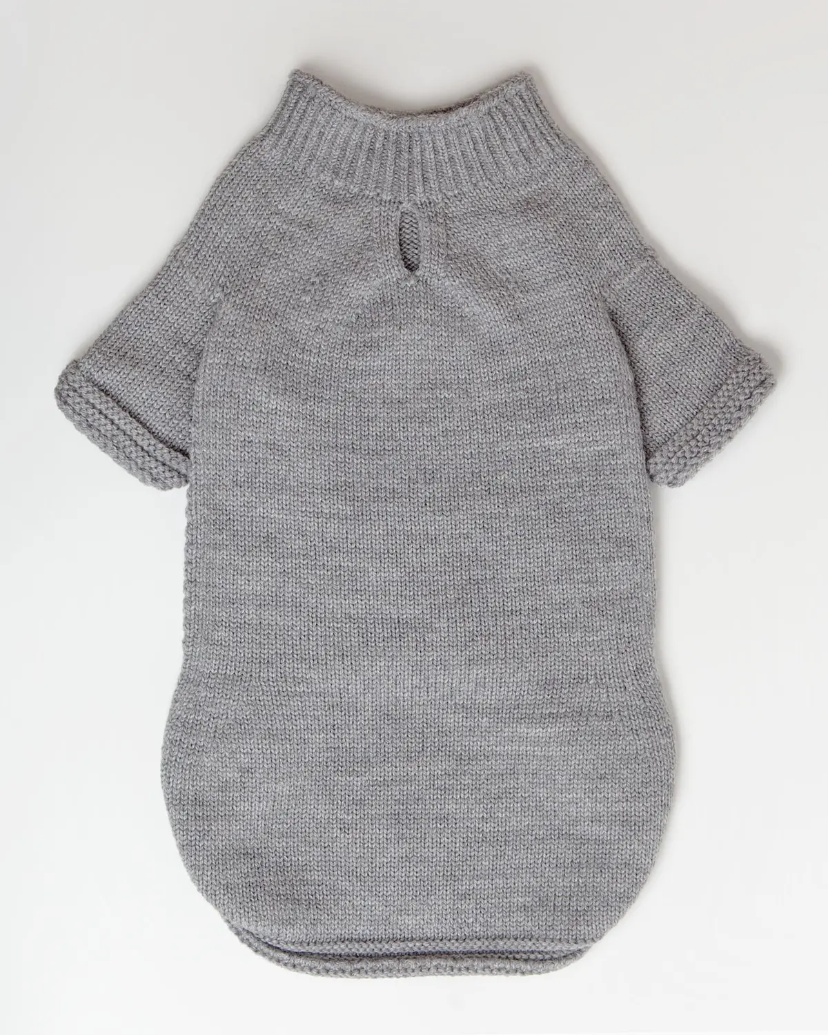 The Mabel Dog Sweater In Grey (Made In The Usa) > 2