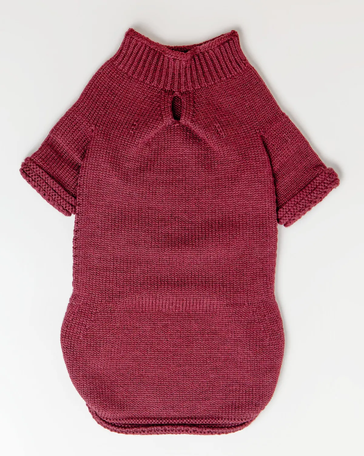 The Mabel Dog Sweater In Wine (Final Sale) 1
