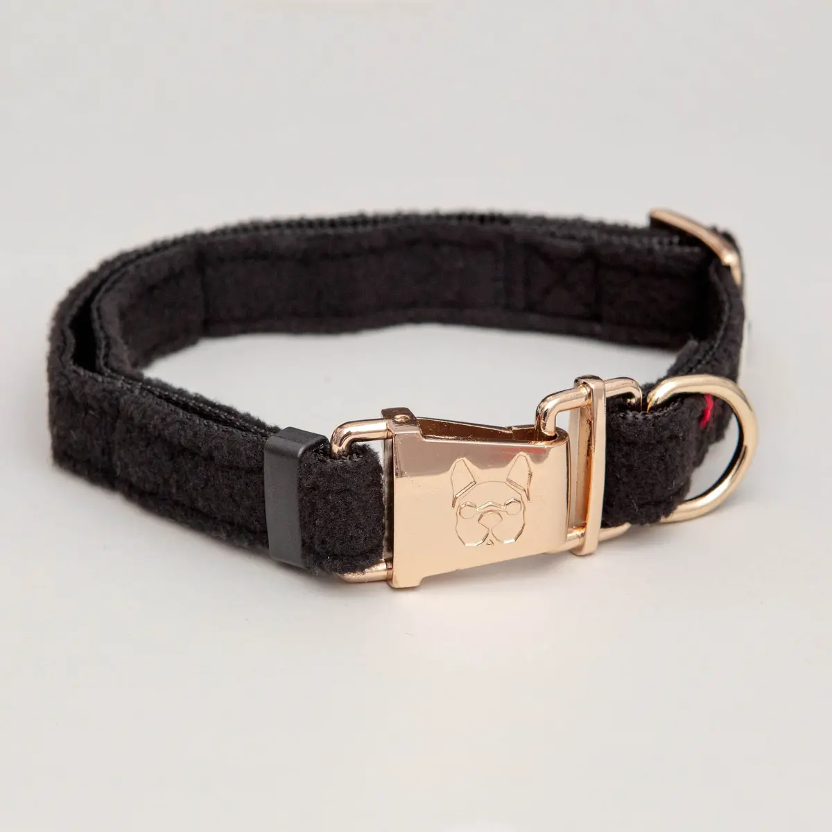 Aquafleece Water Repellant Dog Collar In Black (Final Sale) 1