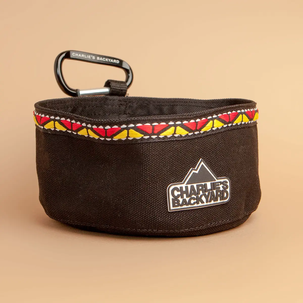 Portable Food & Water Bowl In Black 1