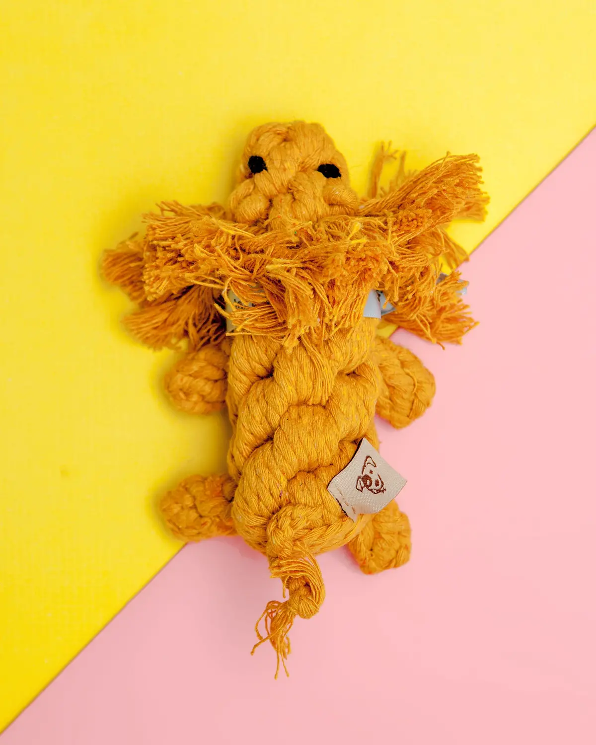 Larry The Lion Rope Dog Toy 1