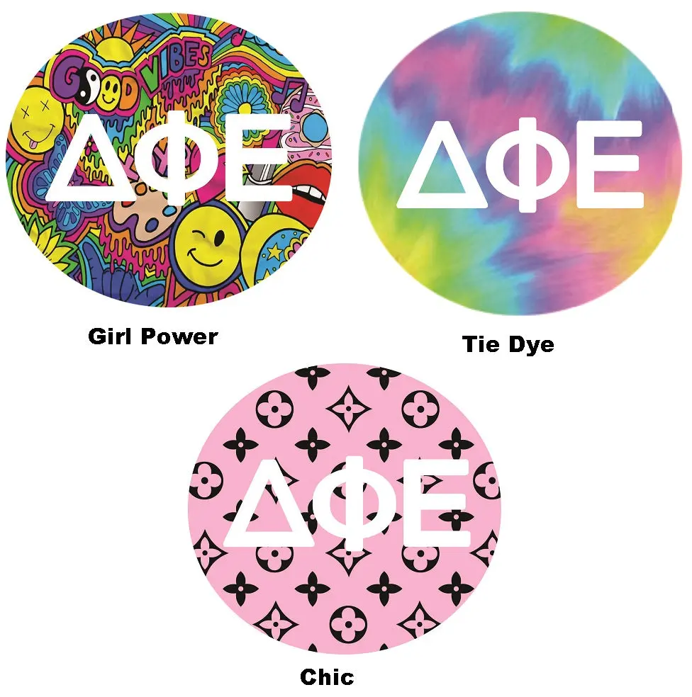Delta Phi Epsilon Printed Button Collection 1