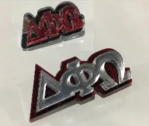 Delta Phi Omega Acrylic Pin 1