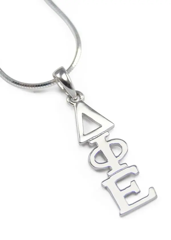 Delta Phi Epsilon Sterling Silver Lavaliere 1