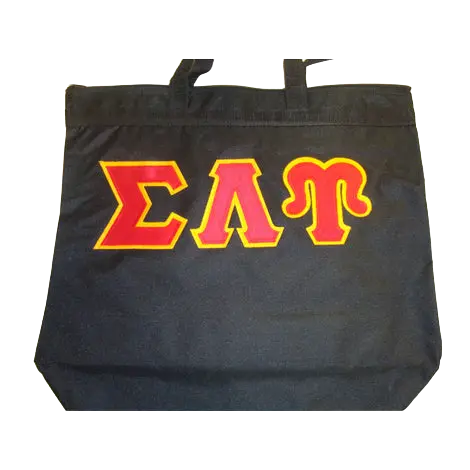 Sigma Lambda Upsilon Black Tote 1