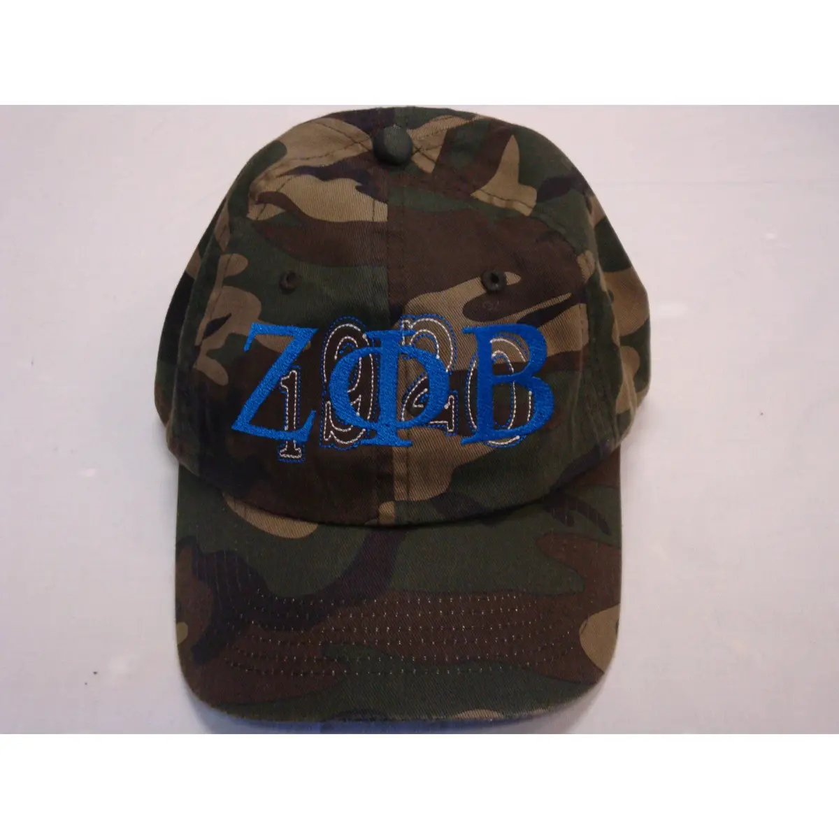 Zeta Phi Beta Adjustable Camo Hat 1