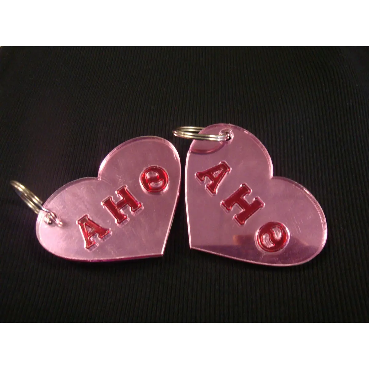 Alpha Eta Theta Heart Keychain 1
